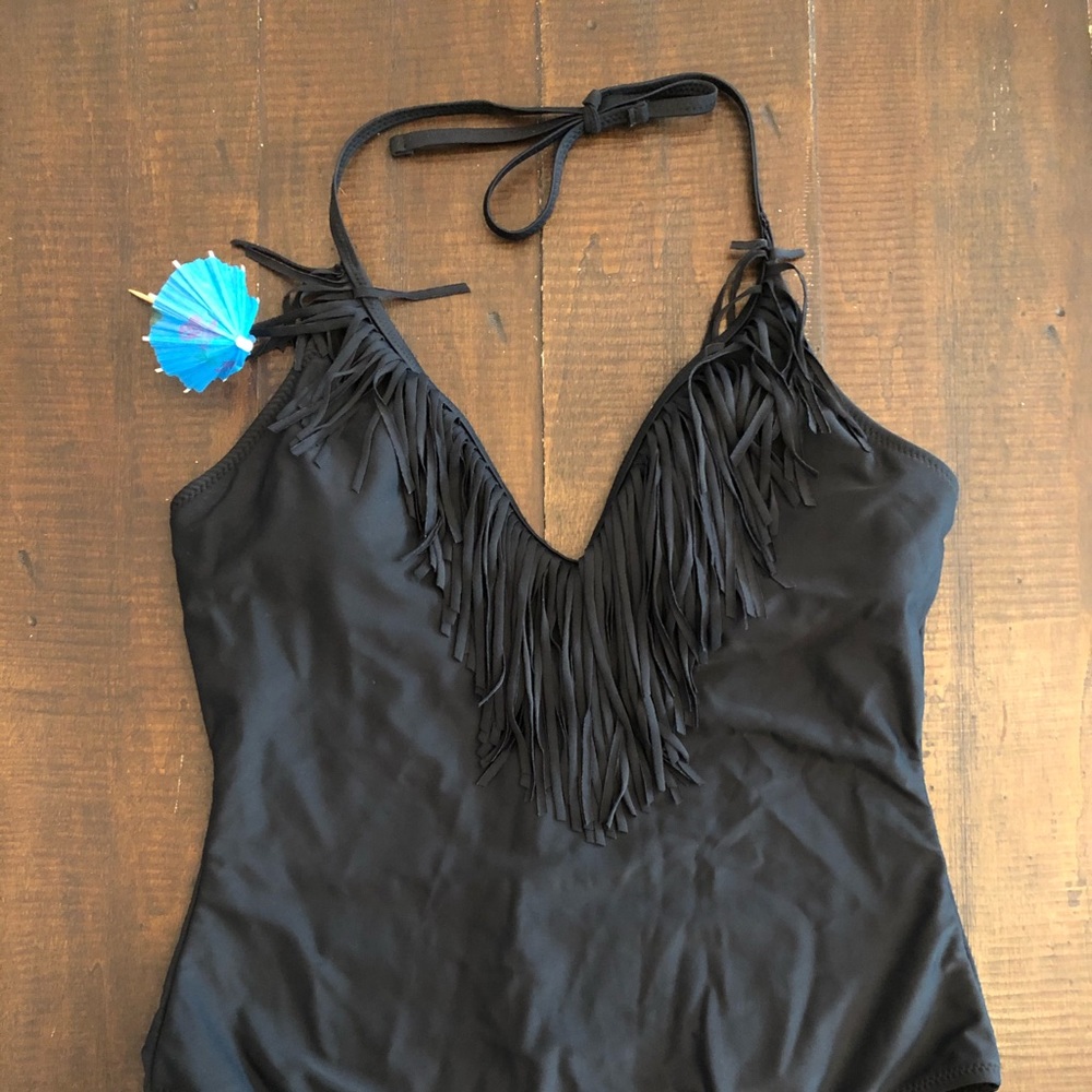 Jessica Simpson fringe one piece XL